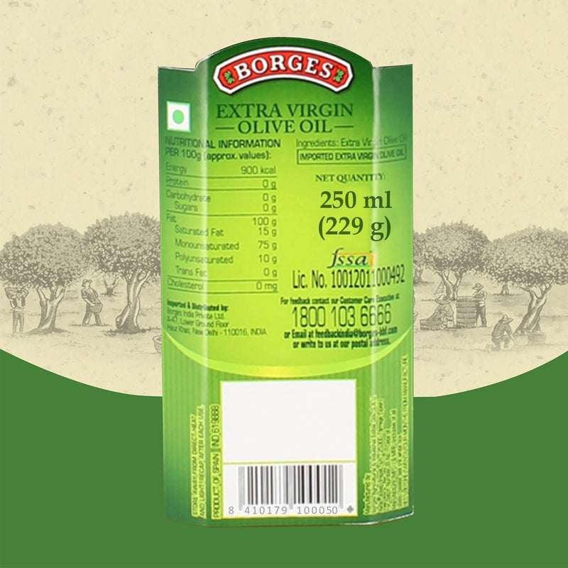 Borges Extra Virgin Olive Oil 250ML - Image 4